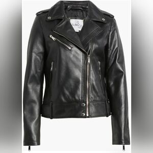 NWT Sam Edelman Lambskin Moto Jacket